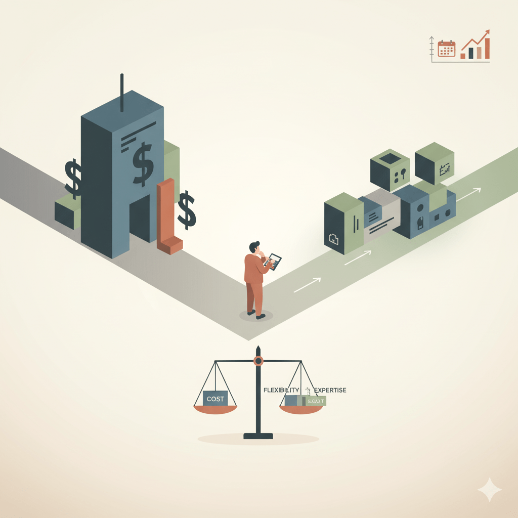 The Self-Funded Searcher’s Guide: When a Fractional CTO Beats a Full-Time&nbsp;Hire